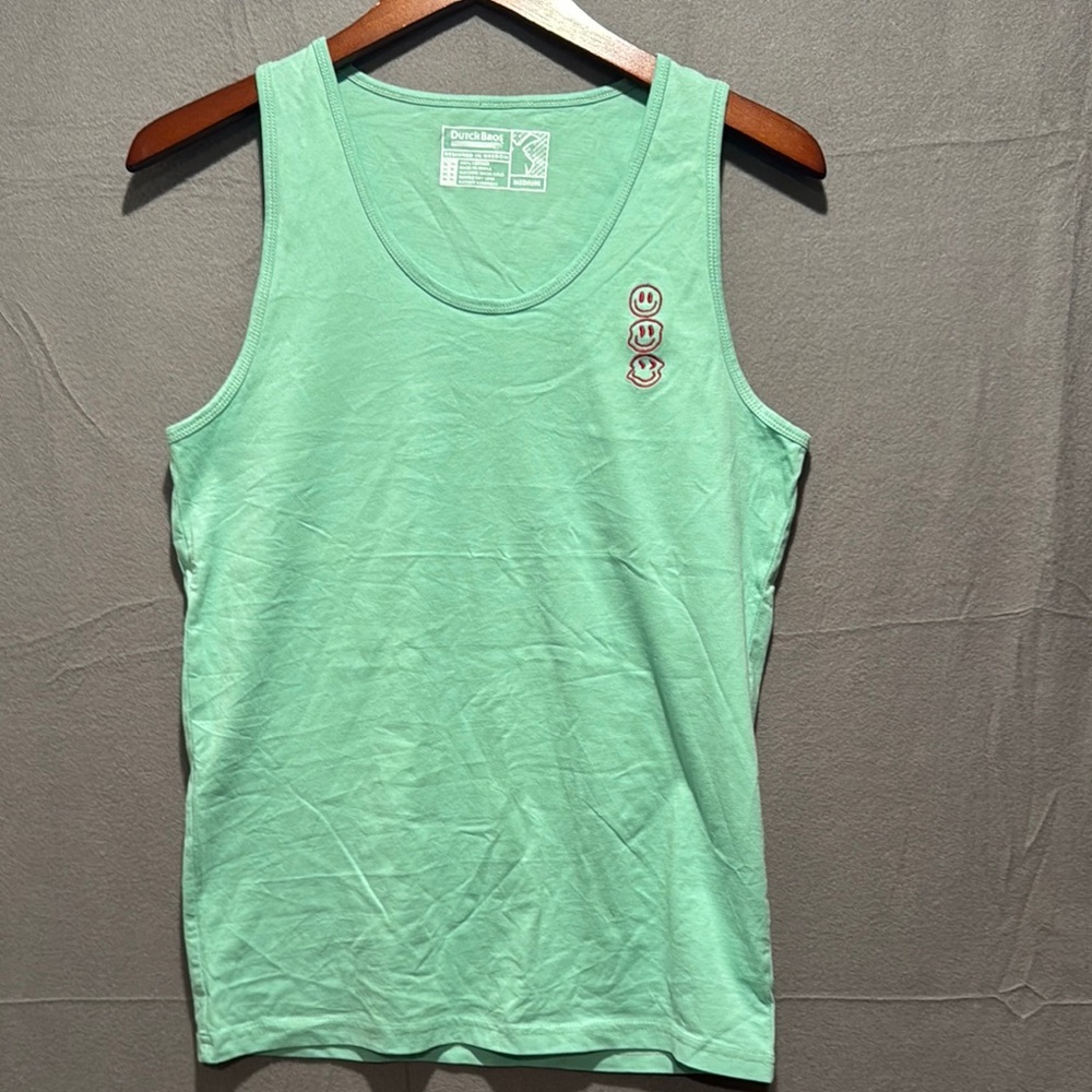 Dutch Bros Mint Green Tank Top